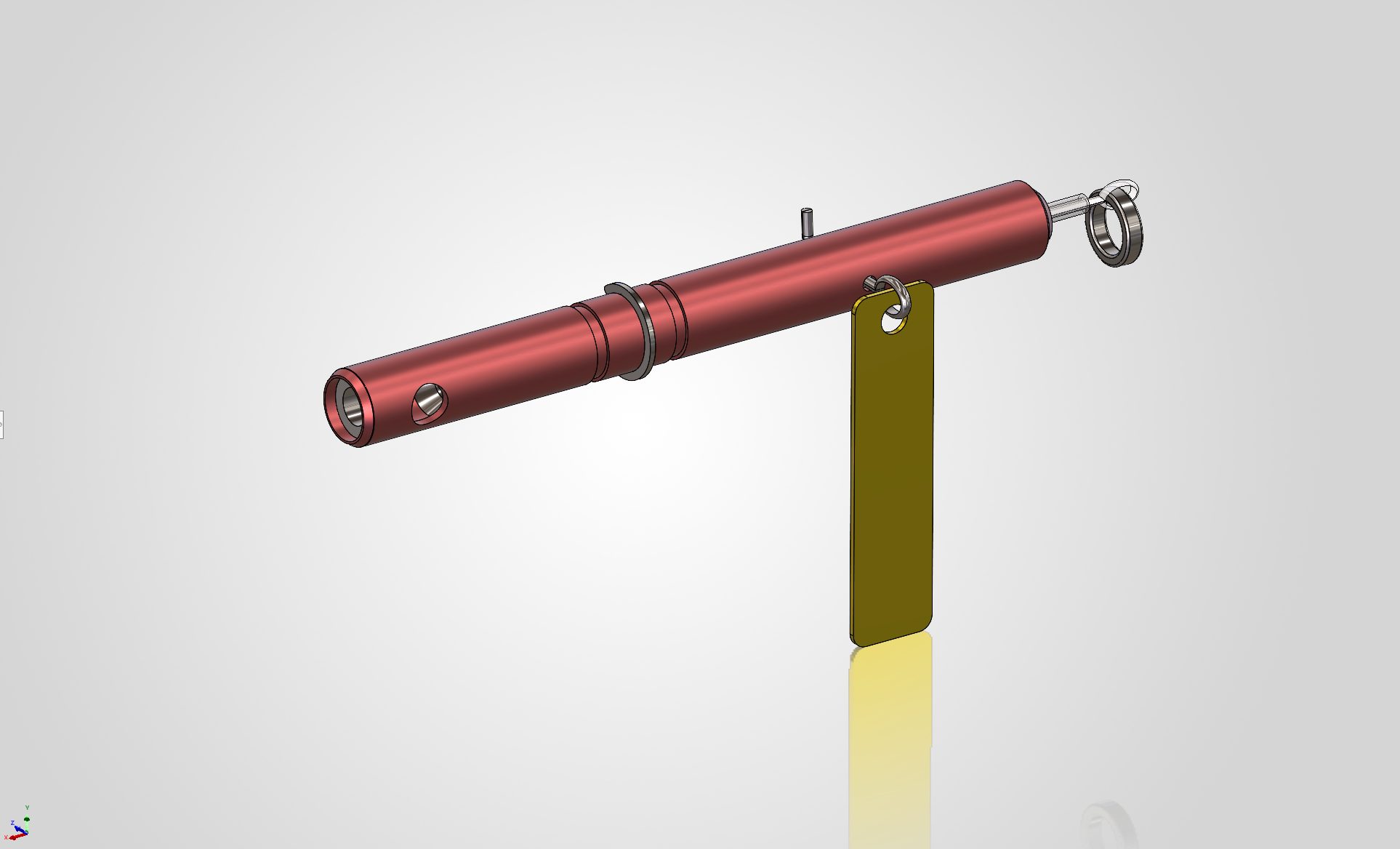 parachute delay cutters 3d rendered image