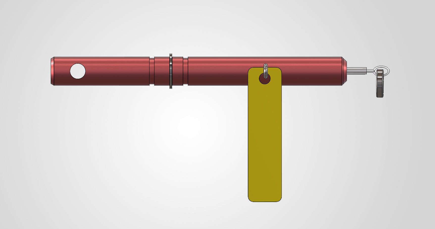 parachute cutter 3D rendered image